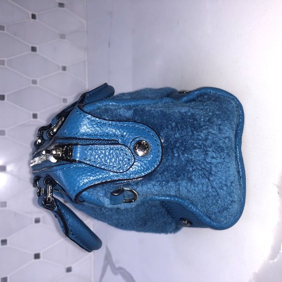 Authentic Coach "SHEARLING RHYDER 18" Mini Bag - Picture 5 of 5